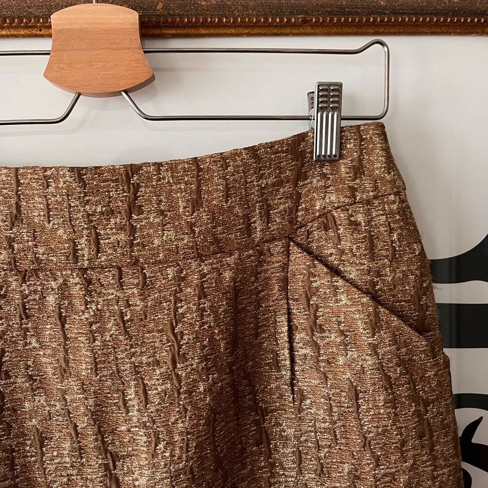 J.Crew bronze pencil skirt - Picture 3 of 5